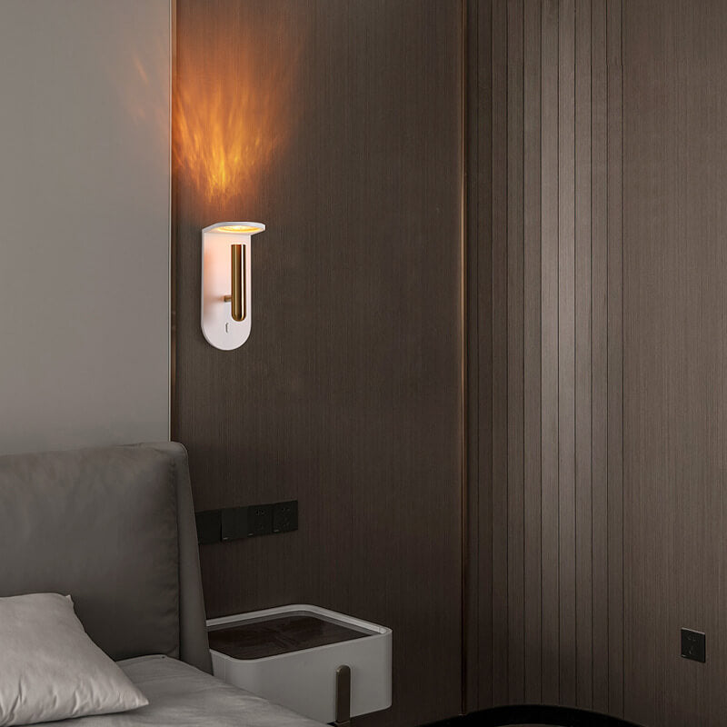 Rotatable Flame LED Wall Sconce