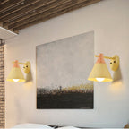 Nordic Wood Macaron Wall Sconce