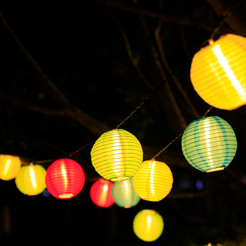 Art Deco Solar Waterproof LED String Lights - Outdoor
