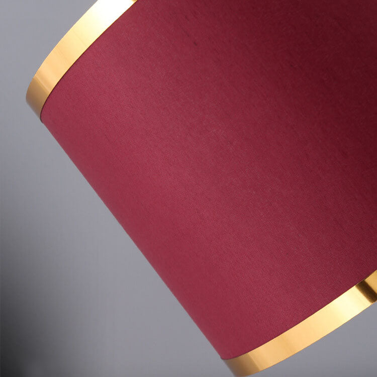 Red Fabric Knot Table Lamp - Modern Light Luxury Design