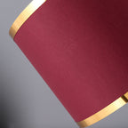 Red Fabric Knot Table Lamp - Modern Light Luxury Design