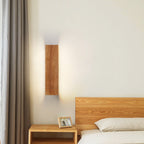 Elegant Solid Wood LED Wall Sconce