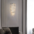 Crystal Tassel Wall Sconce