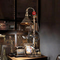 Vintage Industrial Iron Gear 1-Light Table Lamp