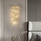 Crystal Tassel Wall Sconce
