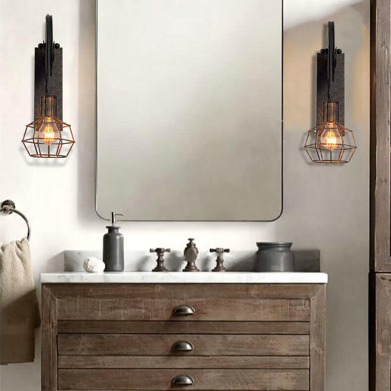 Industrial Vintage Iron Wall Sconce