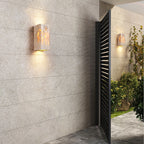 Travertine Square LED Wall Sconce