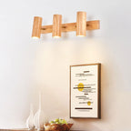 Modern Wood Spotlight Wall Sconce