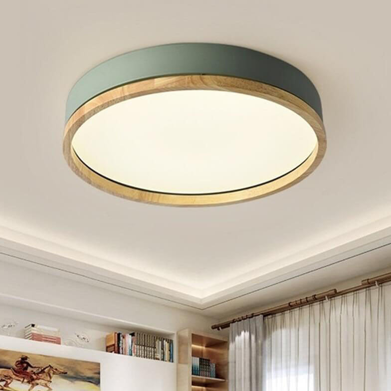 Elegant Round Acrylic LED Flush Mount Ceiling Light