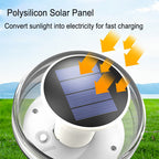 Premium Waterproof Solar LED Round Outdoor Drift Light