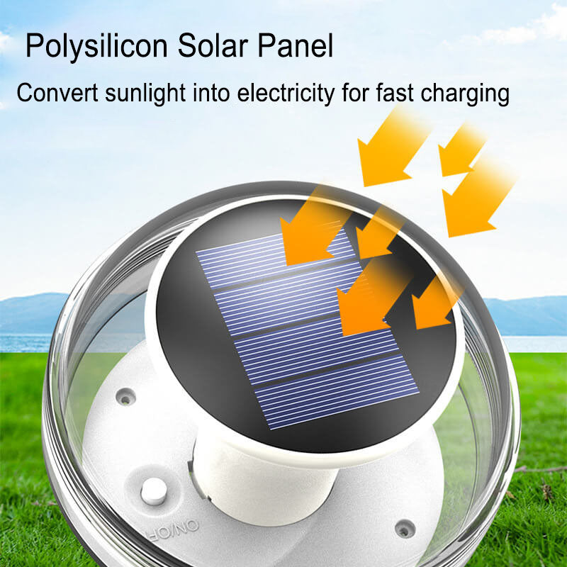 Premium Waterproof Solar LED Round Outdoor Drift Light