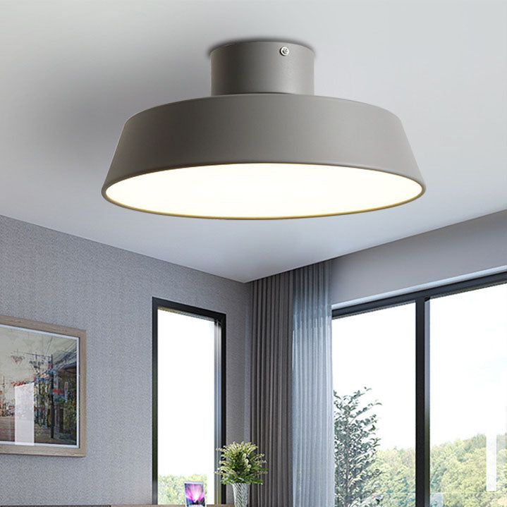 Nordic Minimalist Round Iron LED Ceiling Light