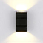 Black Waterproof Aluminum LED Sconce