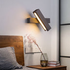 Rotatable LED Aluminum & Wood Sconce