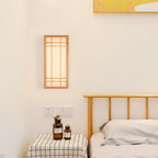 Solid Wood Rectangle LED Wall Sconce