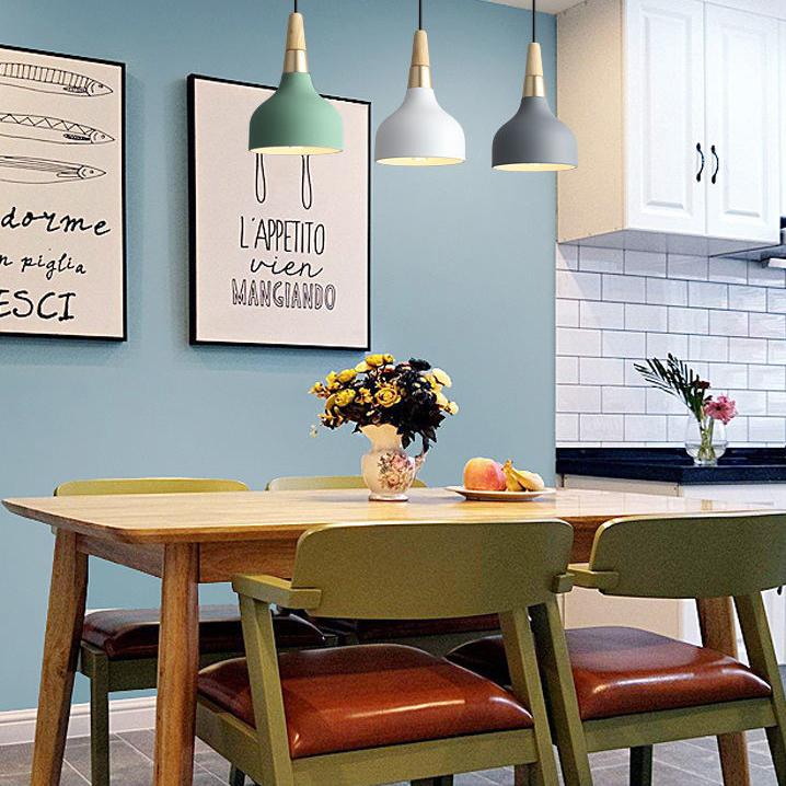 Modern Macaron Disc 1-Light Pendant Lamp