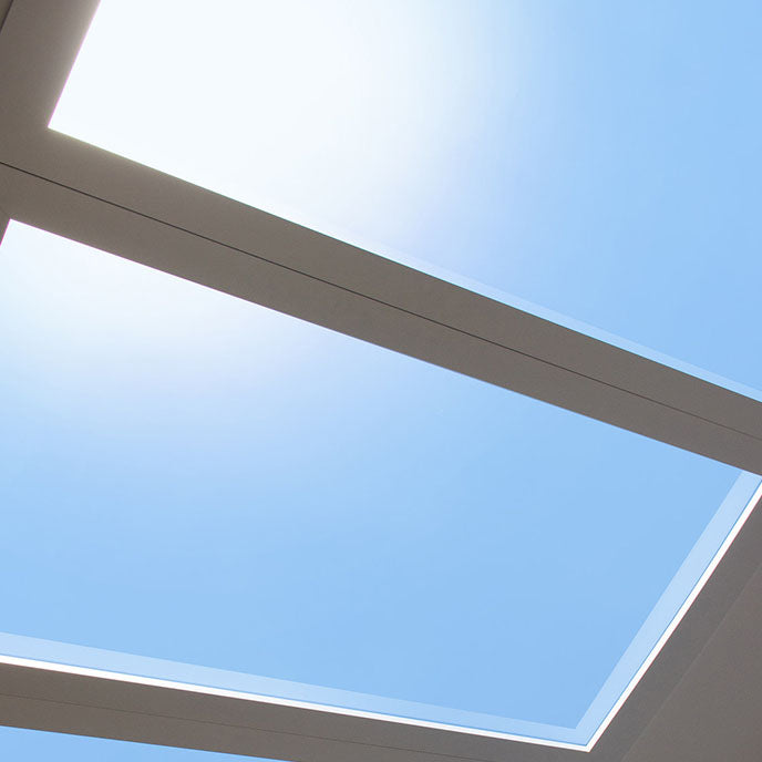 Blue Sky Metal LED Flush Mount Light