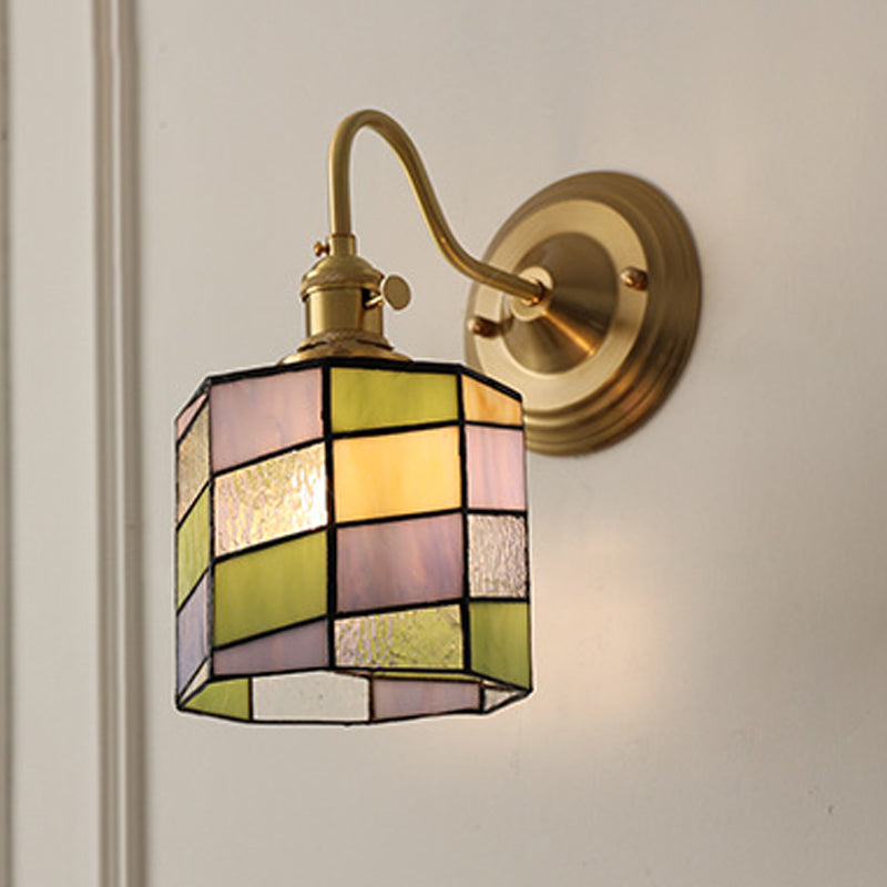Tiffany Glass Wall Sconce