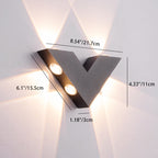 Premium V-Shaped Triangle LED Wall Sconce Lamp - Modern