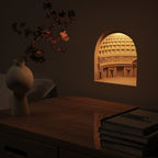 Plaster LED Recessed Wall Sconce
