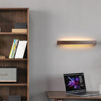 Striped Wood LED Vanity Sconce