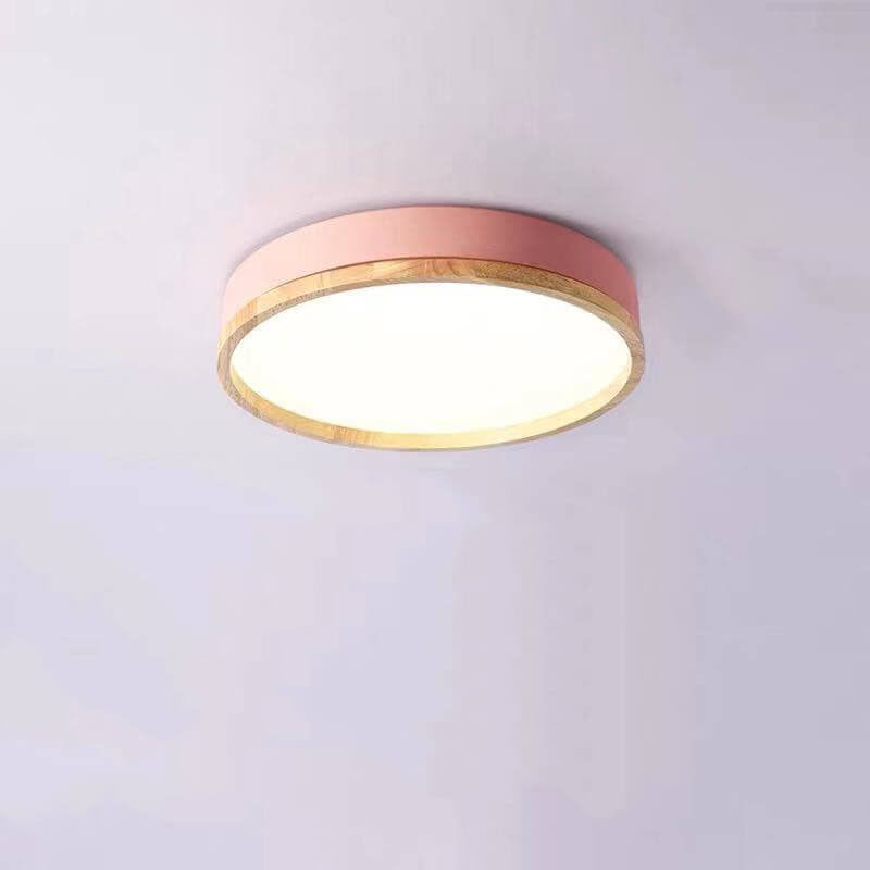 Elegant Round Acrylic LED Flush Mount Ceiling Light