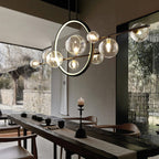 Contemporary Glass Bubble Chandelier - 7/10 Light Design
