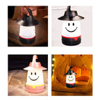 Premium LED Smiley Lantern for Outdoor Camping and Home Decor