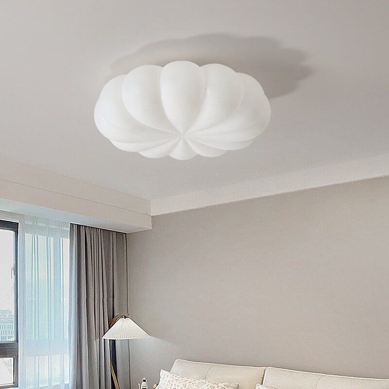 Nordic Floral LED Flush Mount Ceiling Light for Kids' Bedrooms