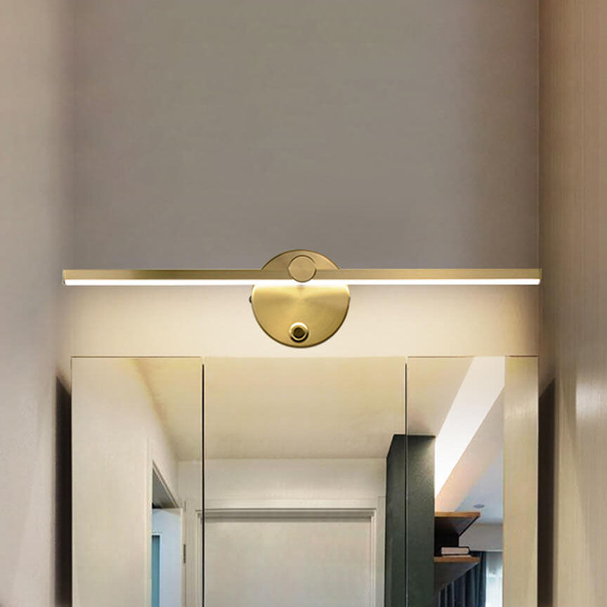 Nordic Aluminum LED Mirror Wall Sconce