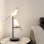 Nordic Minimalist LED Table Lamp - Magpie Bird Design