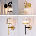 Crystal Bird Wall Sconce
