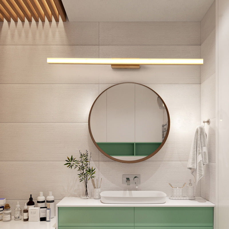 Nordic Wood LED Strip Vanity Light