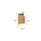 Japanese Stone Cylinder Wall Sconce