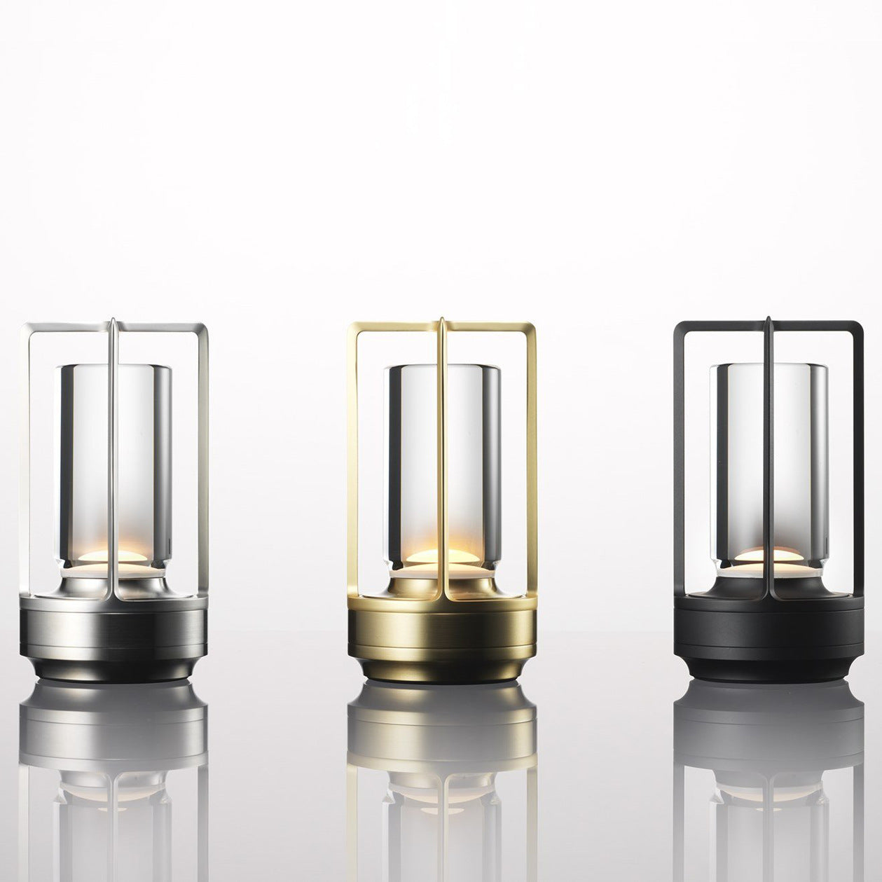 Nordic Vintage USB Rechargeable Aluminum Acrylic Table Lamp