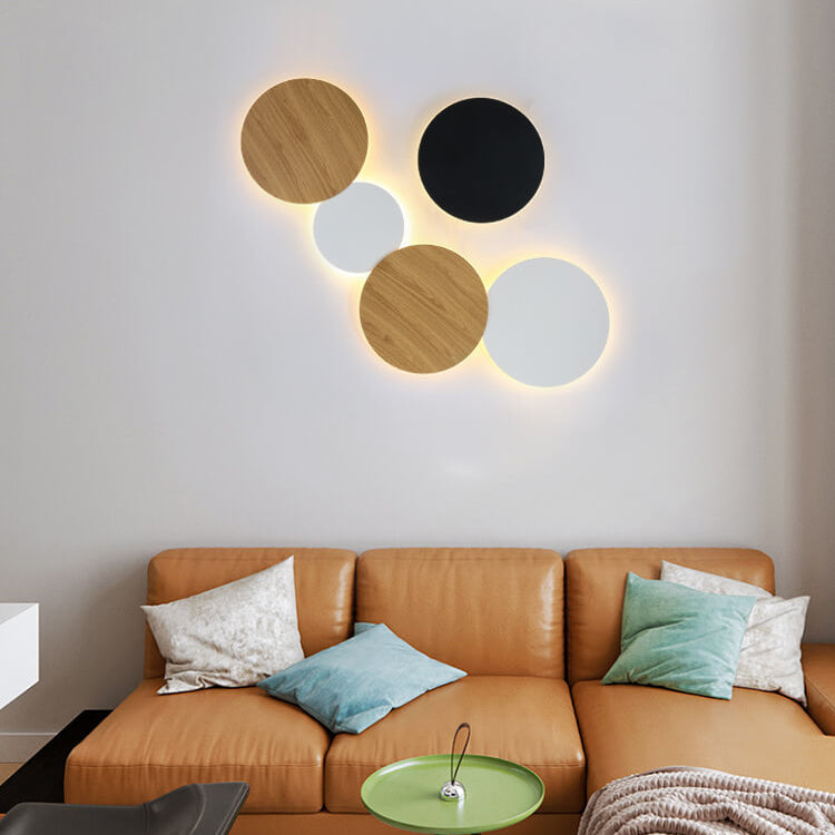 Minimalist Round Iron LED Sconce