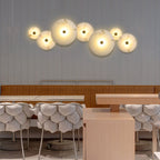 Luxury Round Marble and Iron LED Wall Sconce
