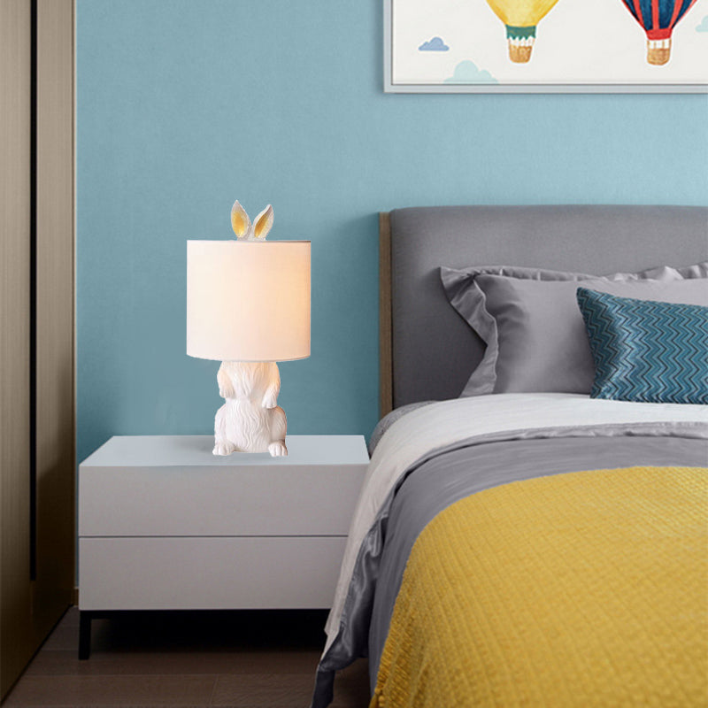 Contemporary Rabbit-Shaped 1-Light Table Lamp