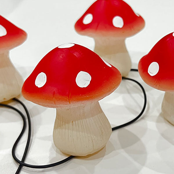 Premium Waterproof Solar LED Mushroom Garden Light String