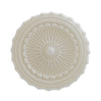 Vintage White Jade Glass Round Drum LED Ceiling Light