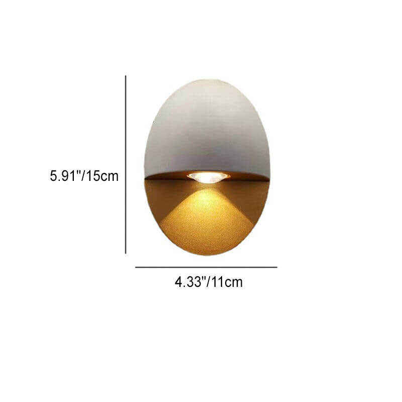 Oval LED Wall Sconce