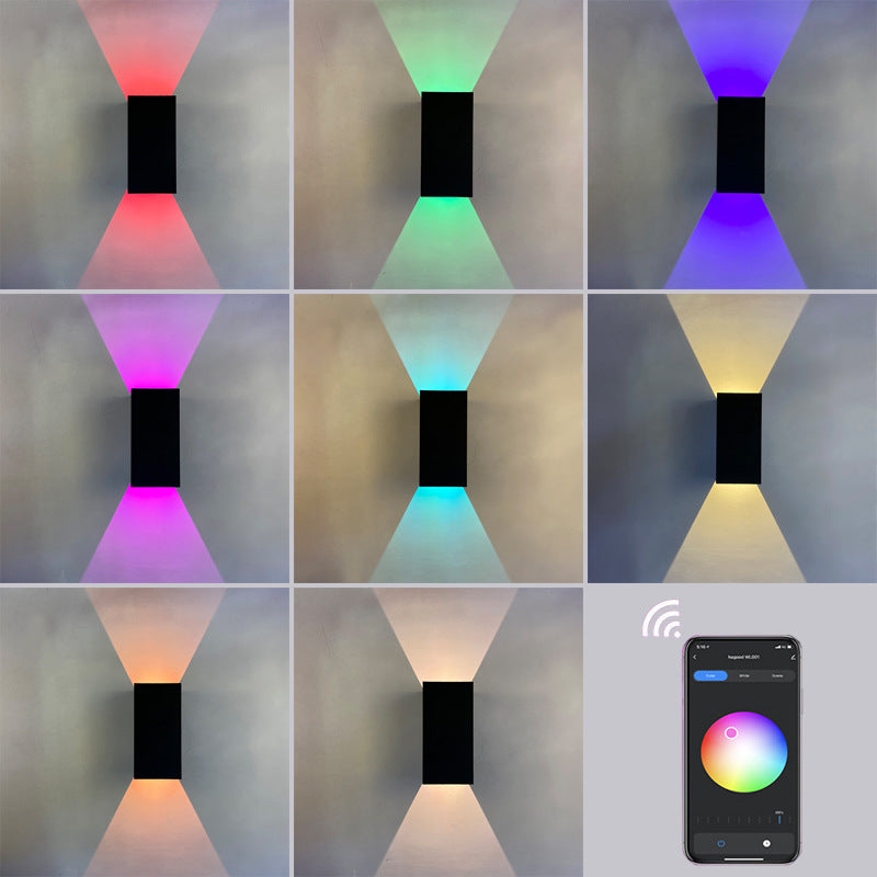 Premium Waterproof LED Wall Sconce with Smart APP Dimming