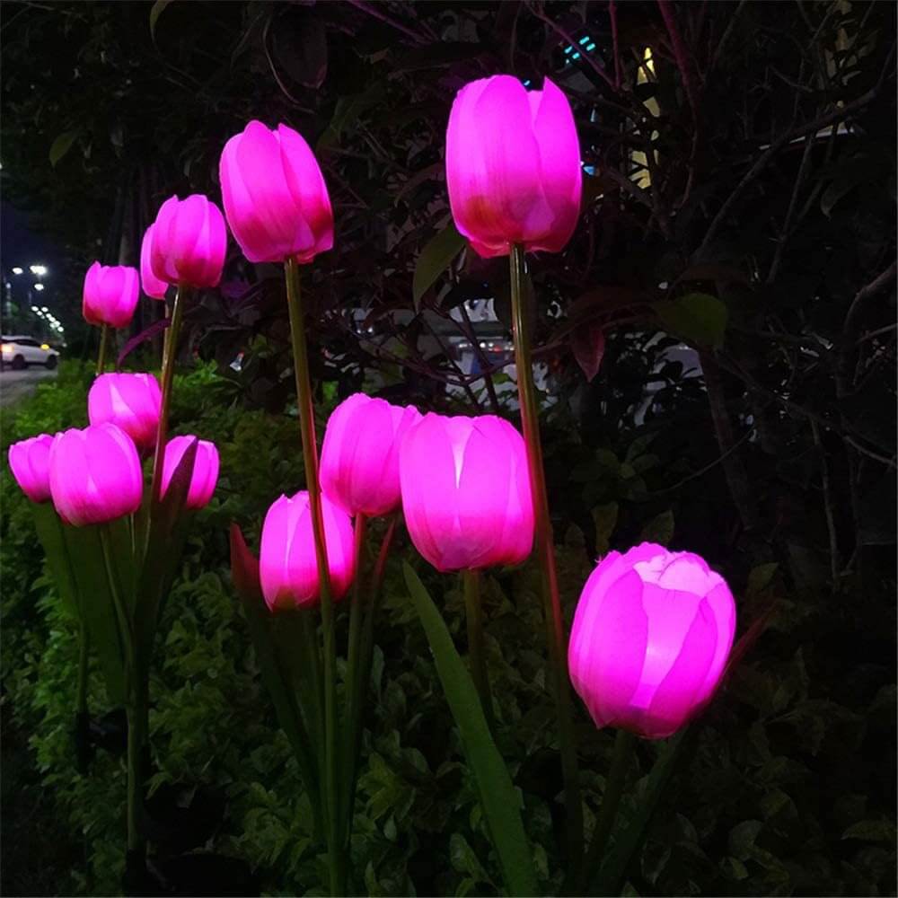 Premium Solar Tulip LED Landscape Light
