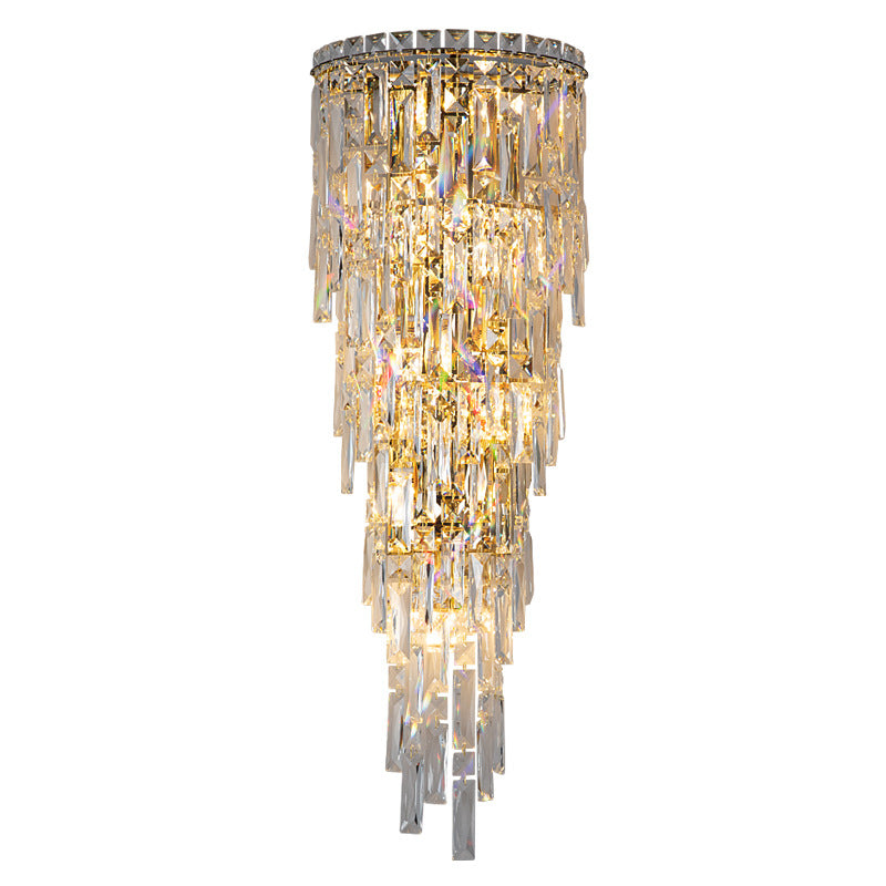 Crystal Tassel Wall Sconce