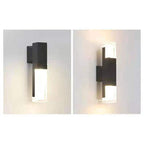 Modern Waterproof Rectangular LED Wall Sconce