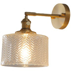 Minimalist Brass Cylinder Wall Sconce
