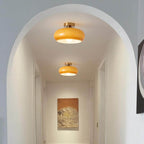 Modern Retro Round Glass Pendant Light