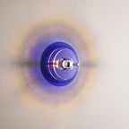 Colorful Flying Saucer Wall Sconce