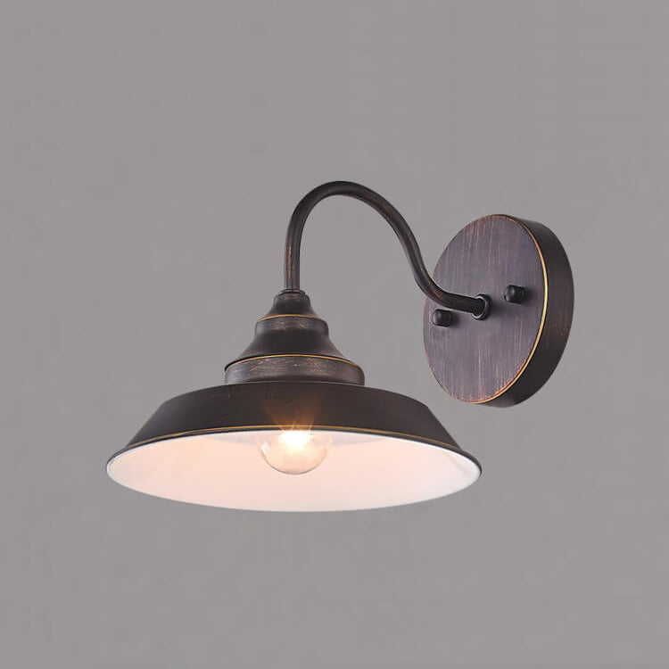 Vintage Industrial Iron Wall Sconce