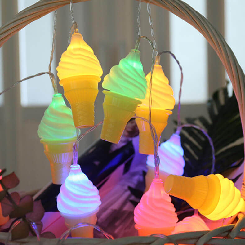 Premium Ice Cream LED String Lights